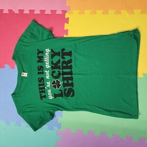 Hybrid size medium short sleeve t shirt,  like new, st. Patrick's day shirt
